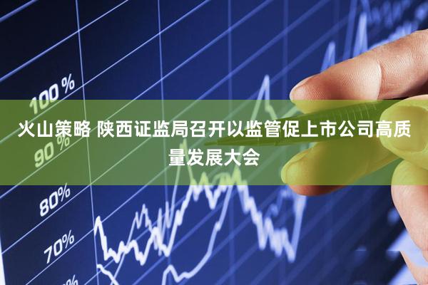 火山策略 陕西证监局召开以监管促上市公司高质量发展大会