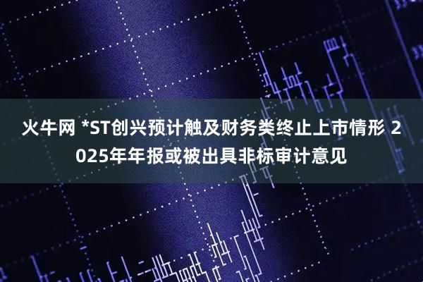 火牛网 *ST创兴预计触及财务类终止上市情形 2025年年报或被出具非标审计意见